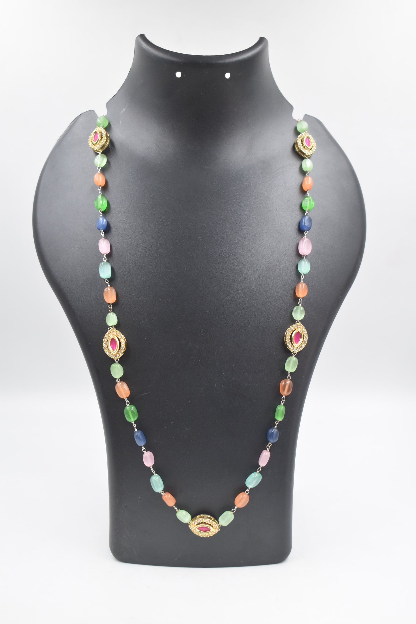 Single Layer All Color Stone Necklace