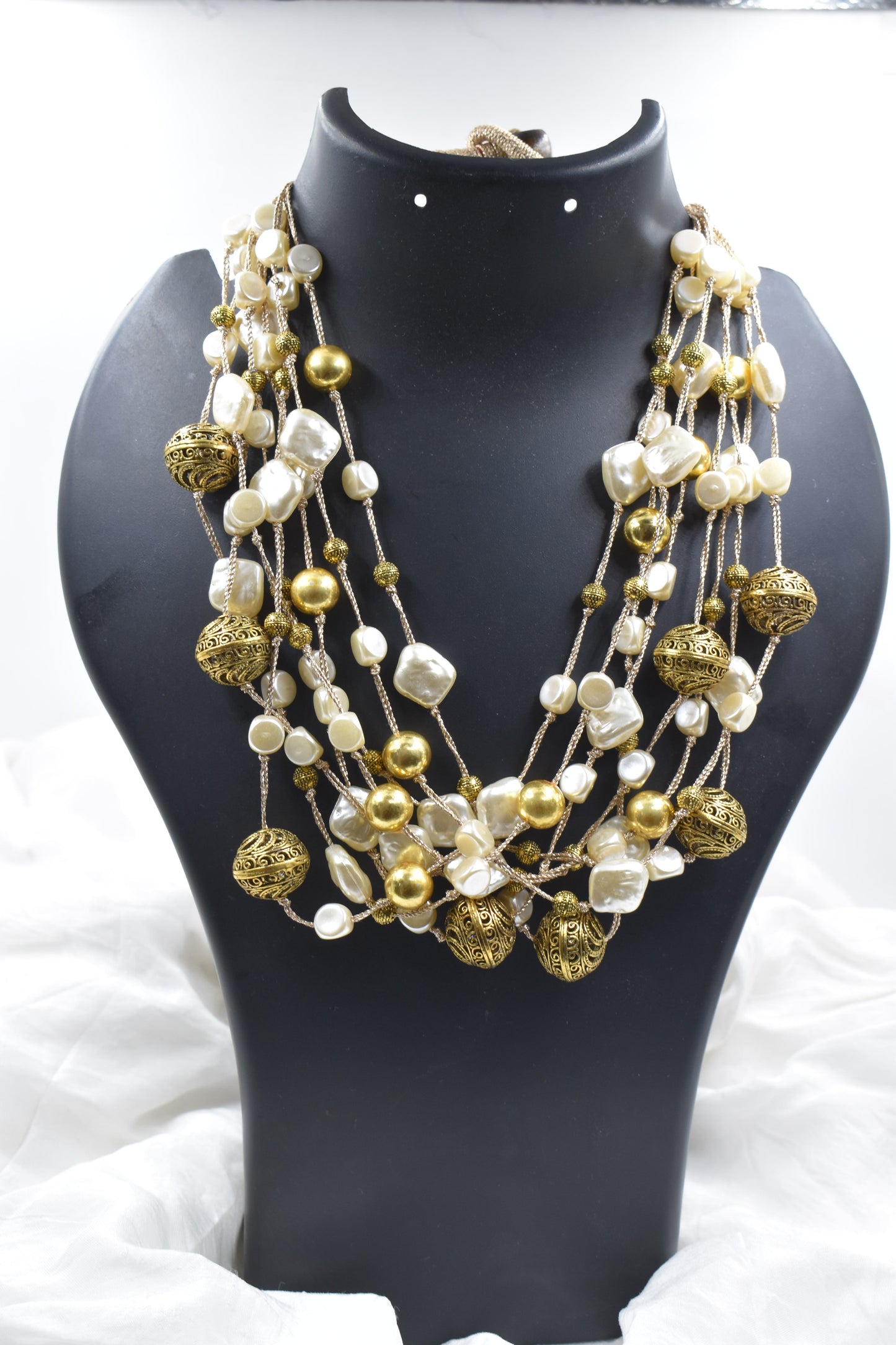 Trendy Light Weight Daily Use Brass Gold Plated Necklace