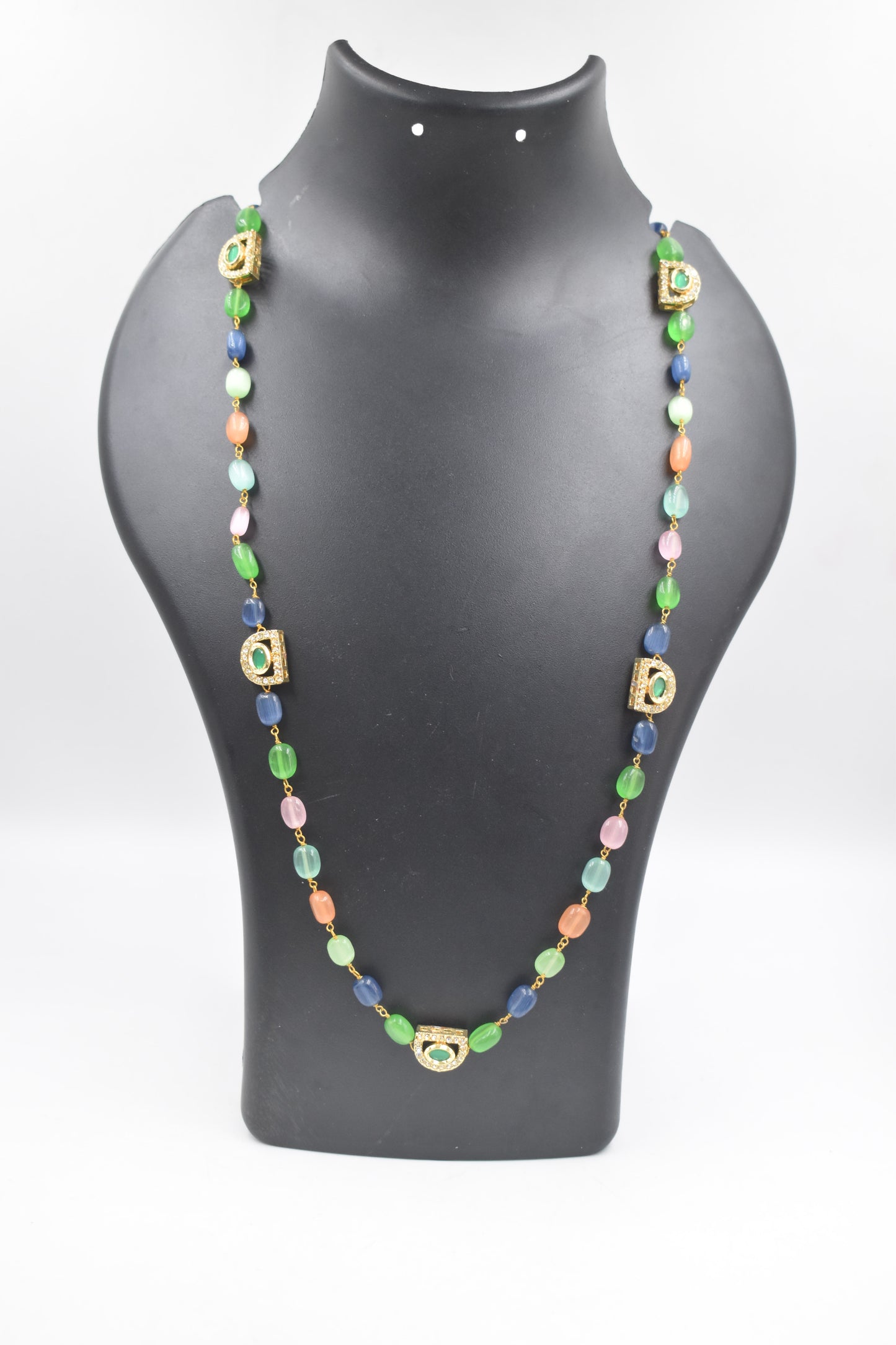 Multicolor Monalisa Stone Necklace