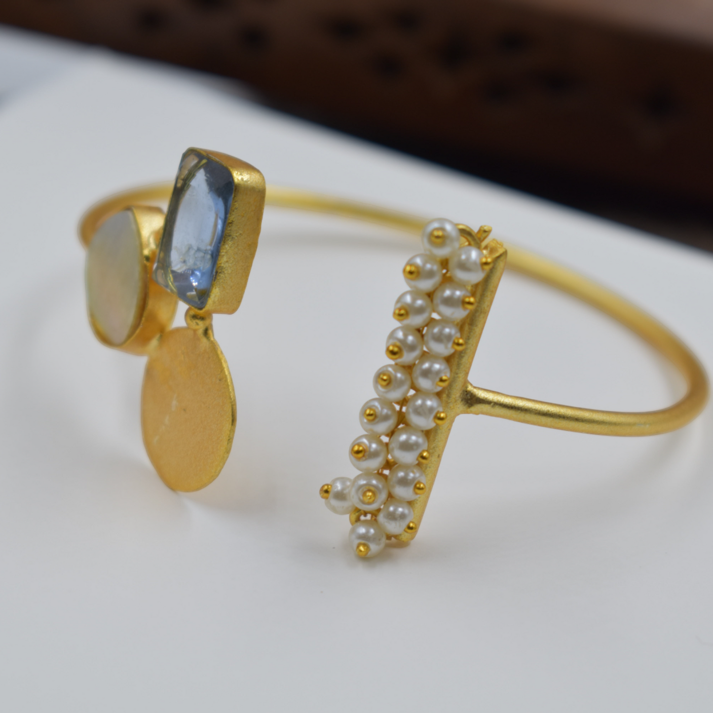 A Piece of beautiful goldplated stone bracelet