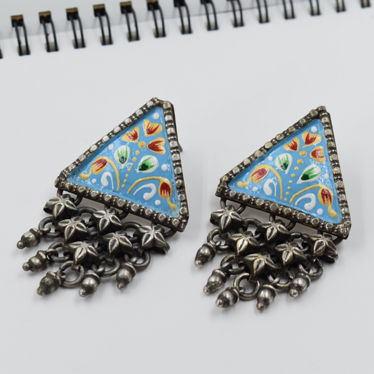 Trendy Enamel Painted Stud Earing for women