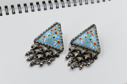 Trendy Enamel Painted Stud Earing for women